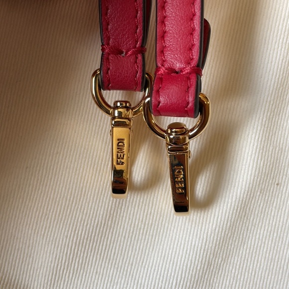 Fendi Bustine 3 Pockets Crossbody Leather and Zucca Coated Canvas Monogram Mini - Picture 11 of 12